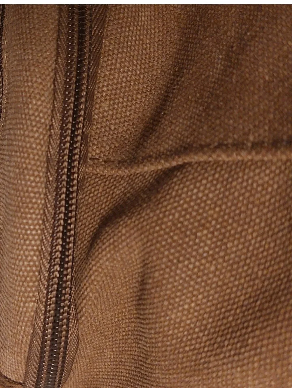 Canvas Slingback Crossbody Brown Backpack W/Adjst Strap Multi Compartments NEW